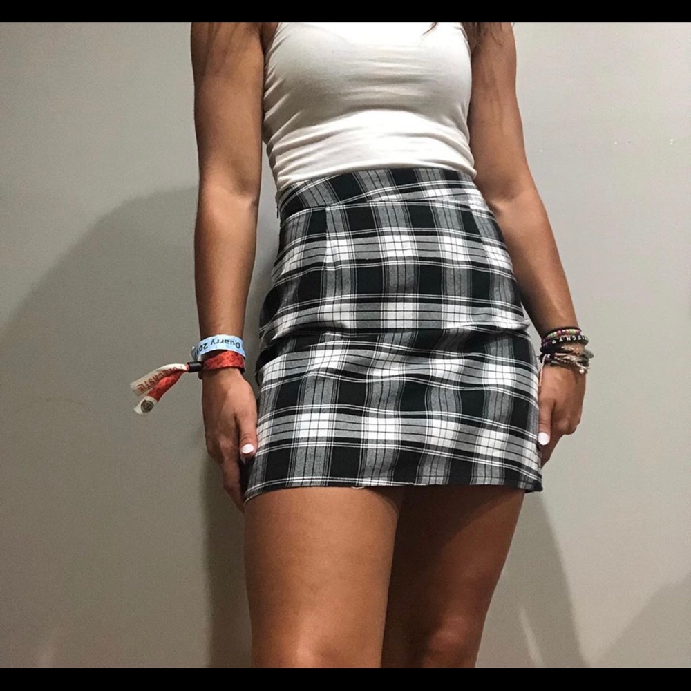 Plaid skirt